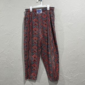International baggyz vintage abstract straight leg pants size small